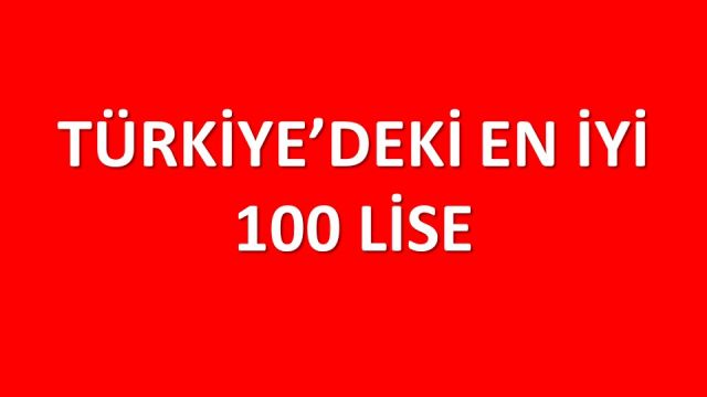 EN İYİ 100 LİSE